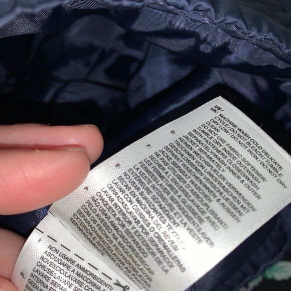 Adidas Outdoors Size Small Full Zip Blue Zipper Pockets Jacket Windbreaker Heavy - Picture 8 of 12